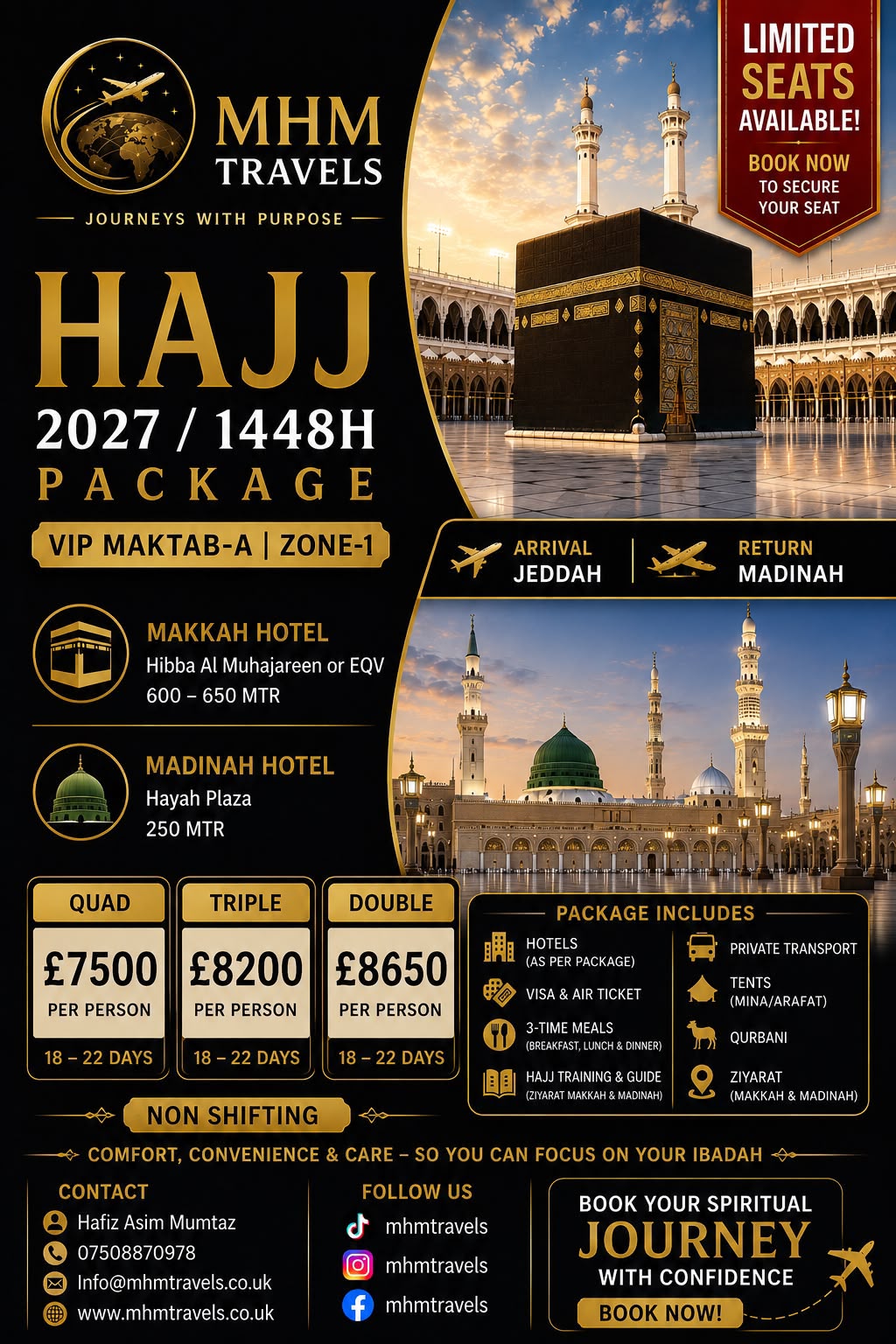 Hajj 2027 Package Maktab A Zone 1